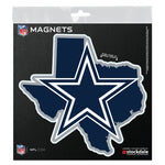 Dallas Cowboys STATE Outdoor Magnets 6" x 6"