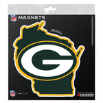 Green Bay Packers STATE Outdoor Magnets 6" x 6"