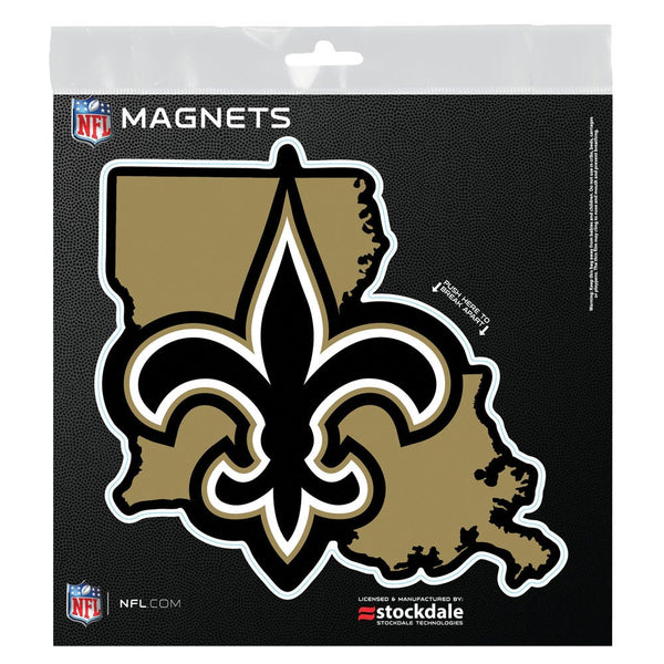 New Orleans Saints STATE Outdoor Magnets 6" x 6"