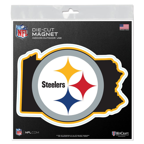 Pittsburgh Steelers STATE Outdoor Magnets 6" x 6"