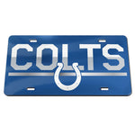 Indianapolis Colts COLOR DUO Specialty Acrylic License Plate