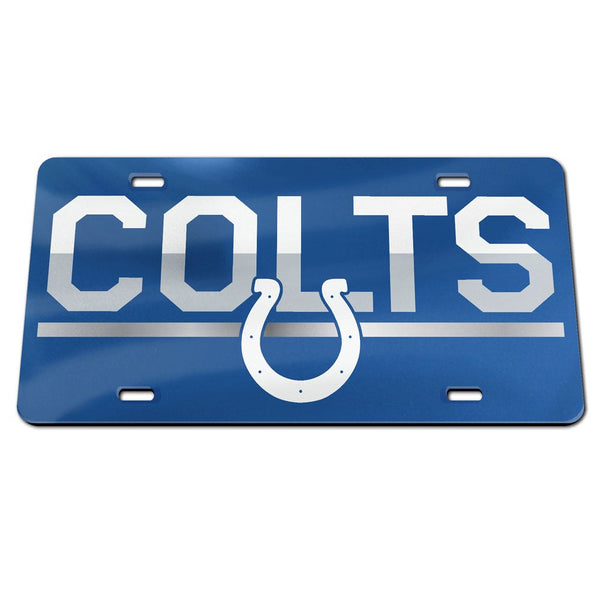 Indianapolis Colts COLOR DUO Specialty Acrylic License Plate