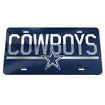 Dallas Cowboys COLOR DUO Specialty Acrylic License Plate