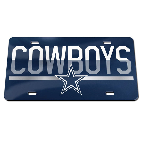 Dallas Cowboys COLOR DUO Specialty Acrylic License Plate