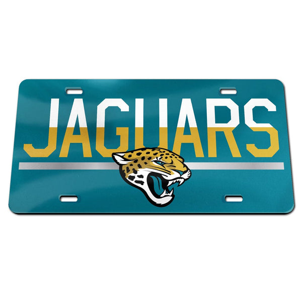 Jacksonville Jaguars COLOR DUO Specialty Acrylic License Plate
