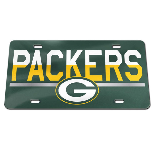 Green Bay Packers COLOR DUO Specialty Acrylic License Plate