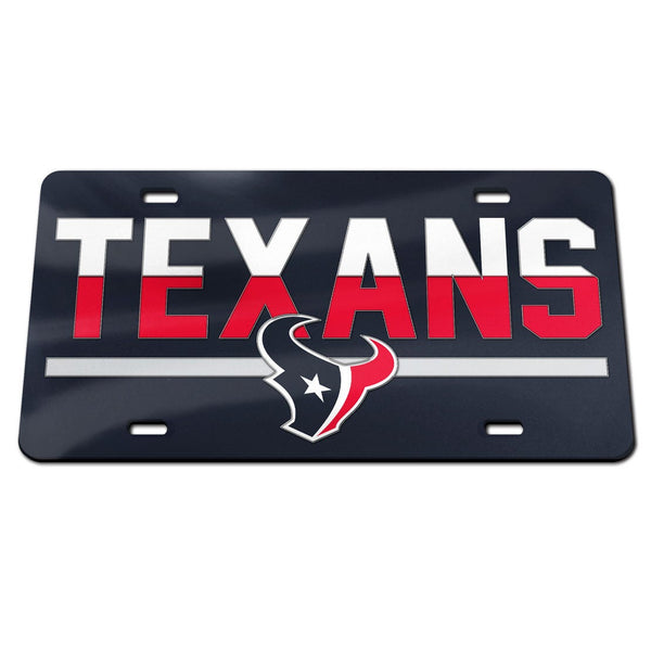 Houston Texans Specialty Acrylic License Plate