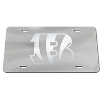 Cincinnati Bengals FROSTED Specialty Acrylic License Plate