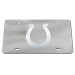 Indianapolis Colts FROSTED Acrylic Classic License Plates