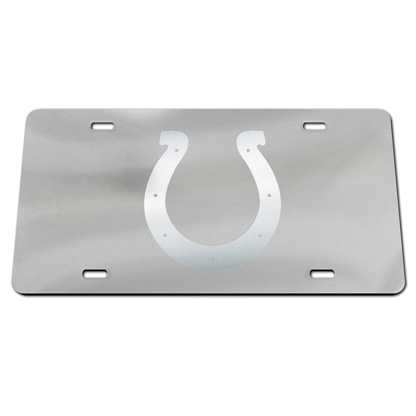 Indianapolis Colts FROSTED Acrylic Classic License Plates