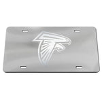 Atlanta Falcons FROSTED Acrylic Classic License Plates