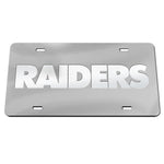 Las Vegas Raiders FROSTED Specialty Acrylic License Plate