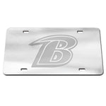 Baltimore Ravens FROSTED Specialty Acrylic License Plate