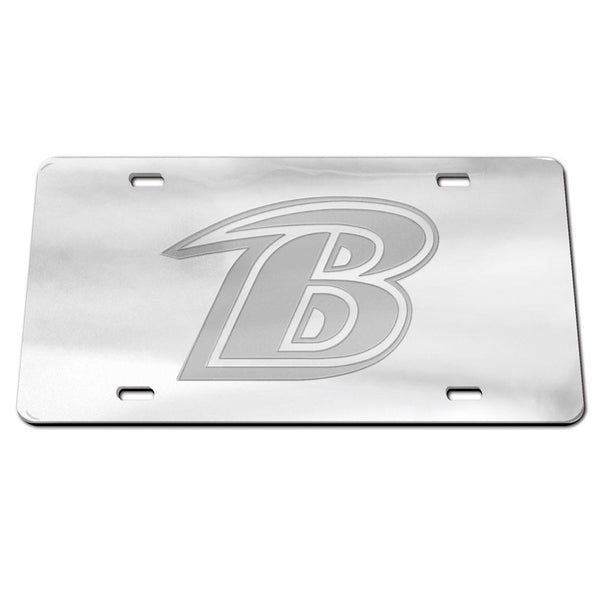 Baltimore Ravens FROSTED Specialty Acrylic License Plate