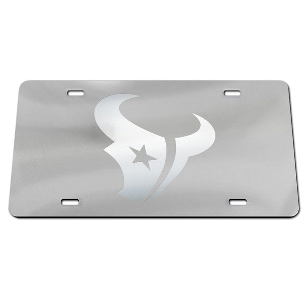 Houston Texans FROSTED Specialty Acrylic License Plate