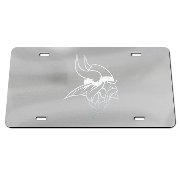 Minnesota Vikings FROSTED Specialty Acrylic License Plate