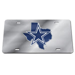 Dallas Cowboys STATE Specialty Acrylic License Plate