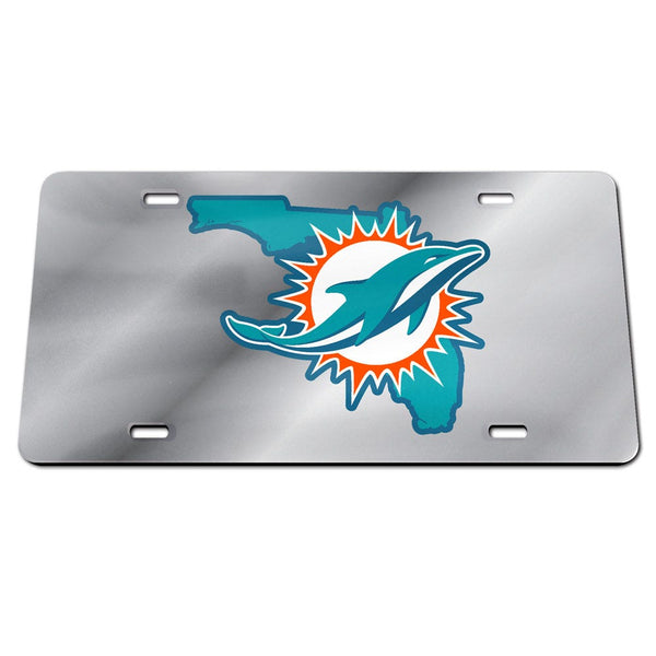 Miami Dolphins STATE Specialty Acrylic License Plate