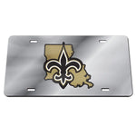 New Orleans Saints STATE Specialty Acrylic License Plate