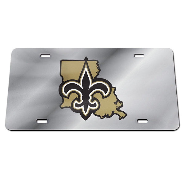 New Orleans Saints STATE Specialty Acrylic License Plate