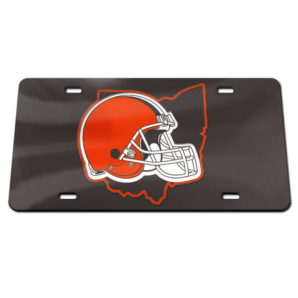 Cleveland Browns Specialty Acrylic License Plate