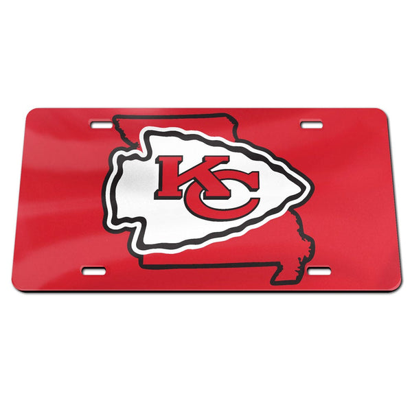 Kansas City Chiefs STATE Specialty Acrylic License Plate
