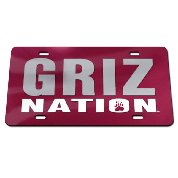 Wholesale-Montana Grizzlies Acrylic Classic License Plates