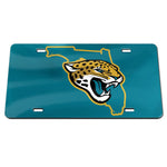 Jacksonville Jaguars STATE Specialty Acrylic License Plate