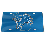 Detroit Lions STATE Specialty Acrylic License Plate