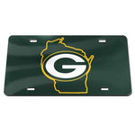 Green Bay Packers STATE Specialty Acrylic License Plate