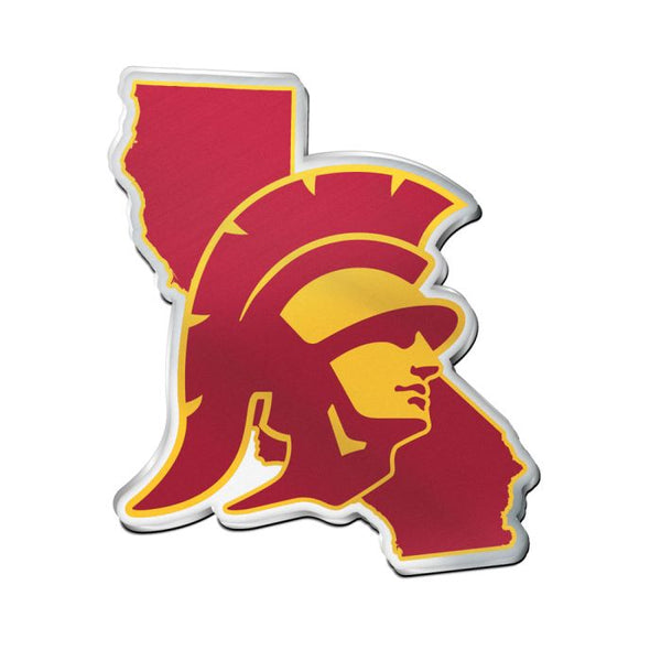 Wholesale-USC Trojans STATE Acrylic Auto Emblem