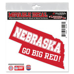 Wholesale-Nebraska Cornhuskers All Surface Decal 6" x 6"