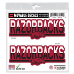 Arkansas Razorbacks COLOR DUO All Surface Decal 6" x 6"