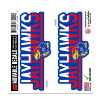 Kansas Jayhawks COLOR DUO All Surface Decal 6" x 6"