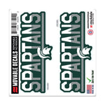 Wholesale-Michigan State Spartans COLOR DUO All Surface Decal 6" x 6"