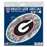 Georgia Bulldogs CAMO All Surface Decal 6" x 6"