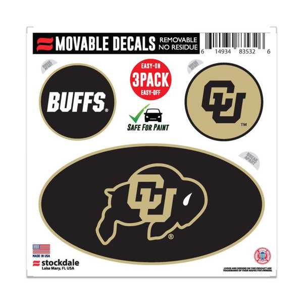 Wholesale-Colorado Buffaloes All Surface Decal 6" x 6"