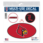 Louisville Cardinals All Surface Decal 6" x 6"