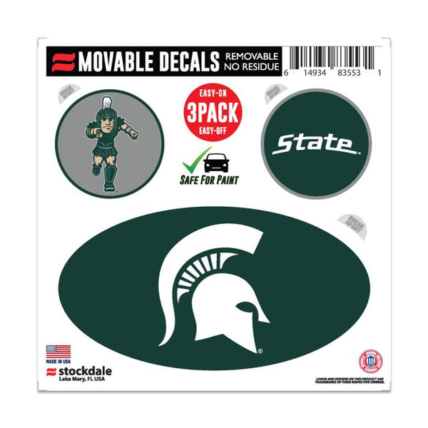 Wholesale-Michigan State Spartans All Surface Decal 6" x 6"