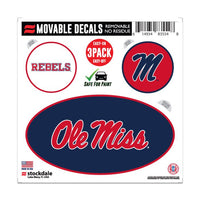 Wholesale-Ole Miss Rebels All Surface Decal 6" x 6"