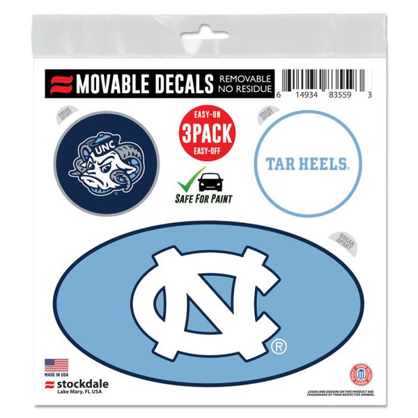 Wholesale-North Carolina Tar Heels All Surface Decal 6" x 6"