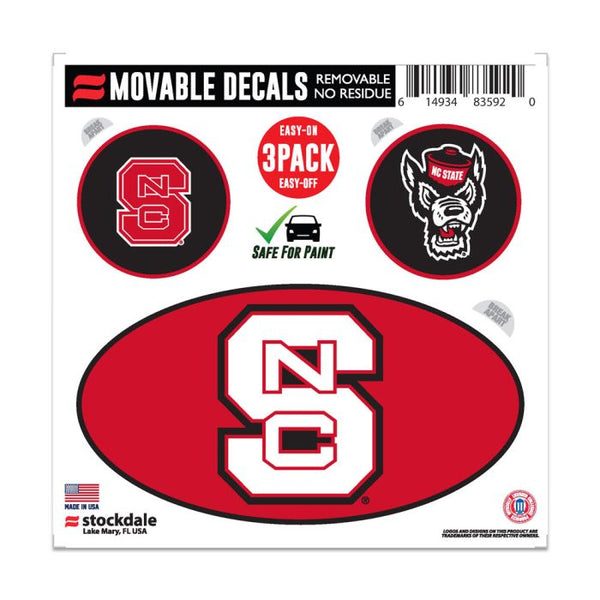 Wholesale-NC State Wolfpack All Surface Decal 6" x 6"