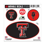 Wholesale-Texas Tech Red Raiders All Surface Decal 6" x 6"