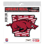 Arkansas Razorbacks STATE All Surface Decal 6" x 6"