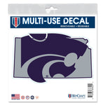 Kansas State Wildcats STATE All Surface Decal 6" x 6"