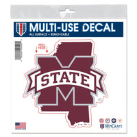 Mississippi State Bulldogs All Surface Decal 6" x 6"