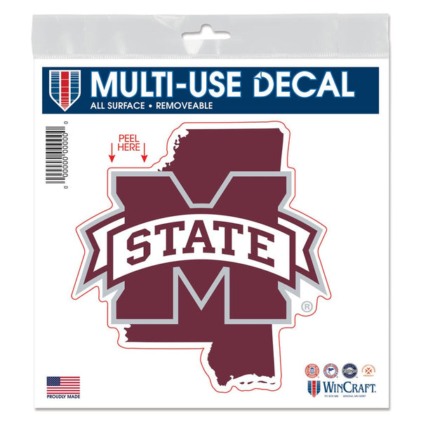 Mississippi State Bulldogs All Surface Decal 6" x 6"