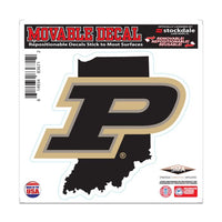 Wholesale-Purdue Boilermakers STATE All Surface Decal 6" x 6"