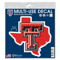 Texas Tech Red Raiders STATE All Surface Decal 6" x 6"