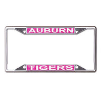 Wholesale-Auburn Tigers GLITTER BACKGROUND Lic Plt Frame S/S Printed